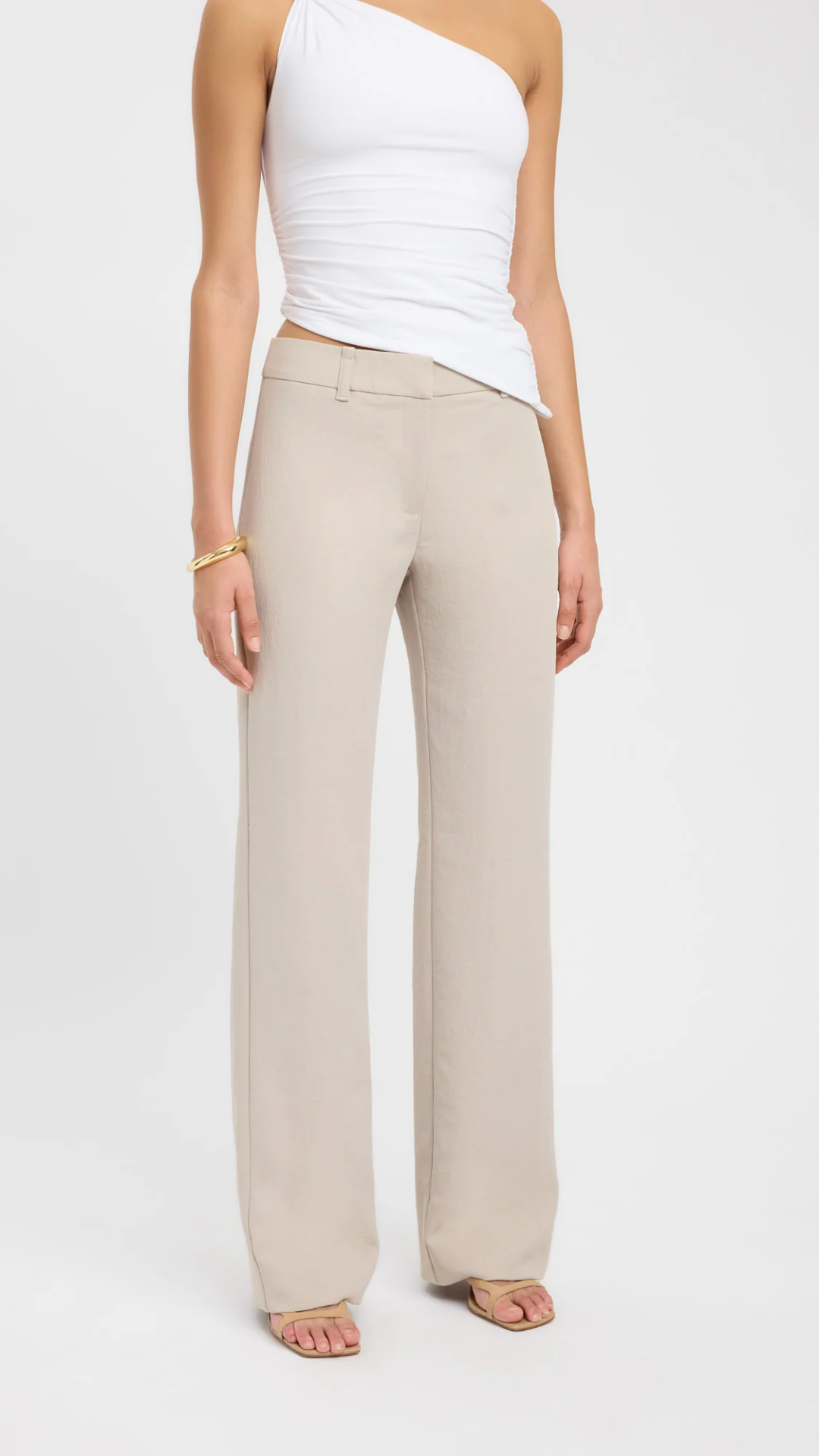 Dark Oat Low Rise Pant