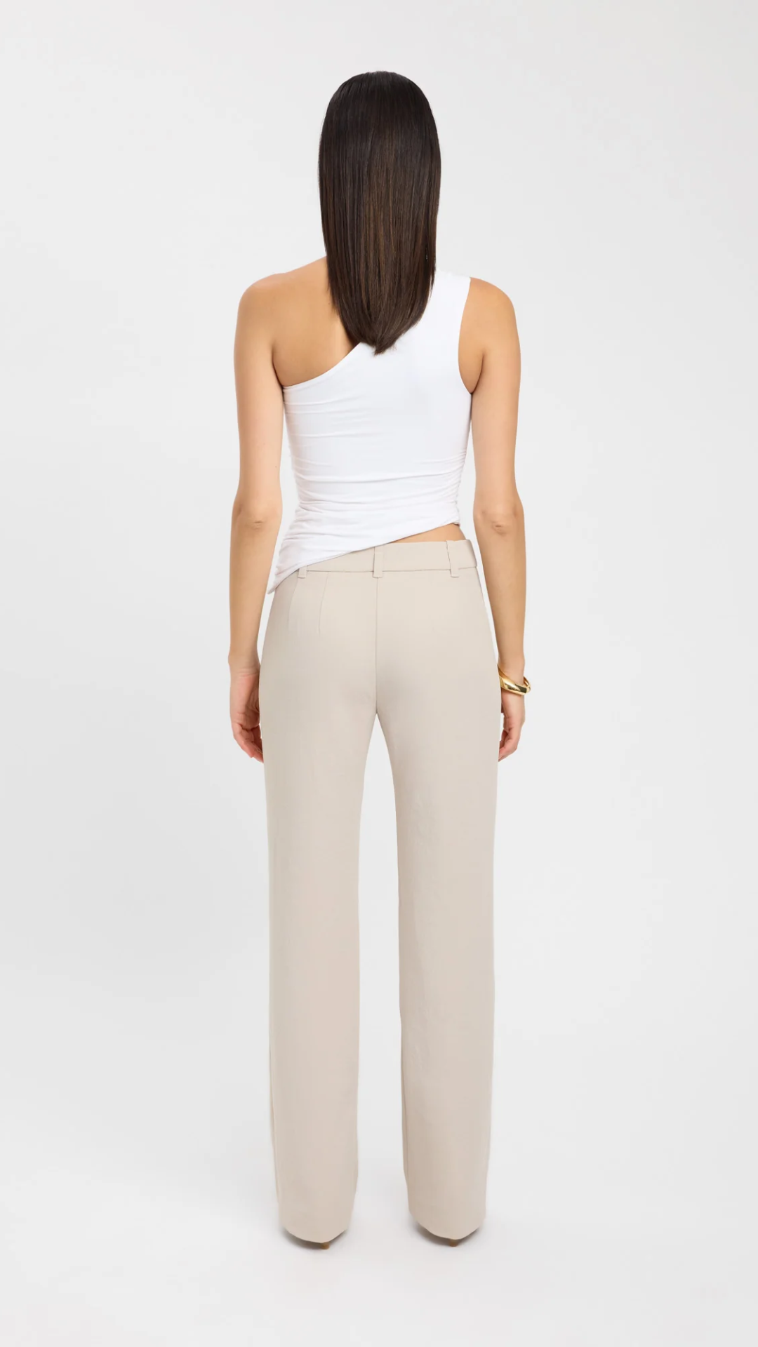 Dark Oat Low Rise Pant